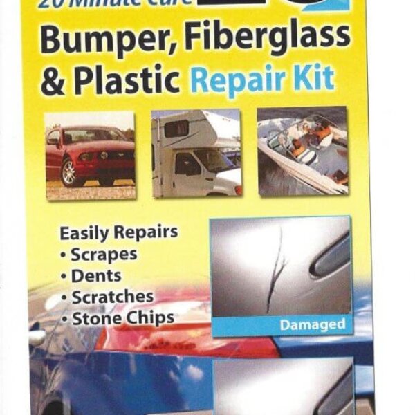 Quick 20 Minute Cure Bumper, Fiberglass & Plastic Repair Kit
