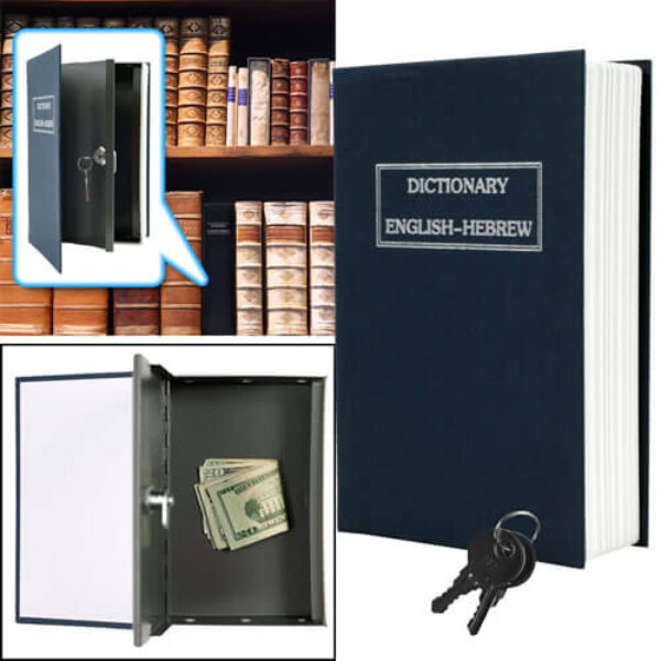 Dictionary Diversion Book Safe with Key lock