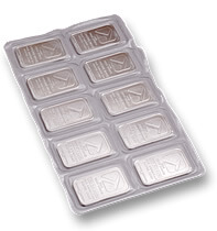 Silver Bars - set of 10)