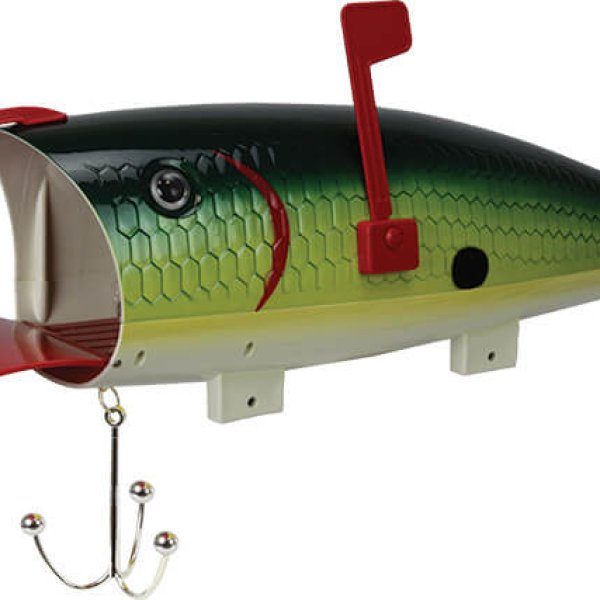 River's Edge Green Shad Lure Mailbox