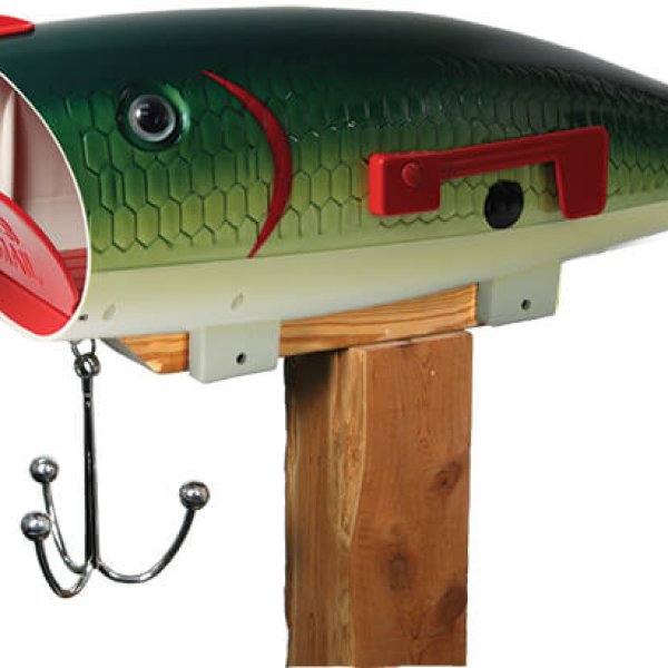 River's Edge Green Shad Lure Mailbox