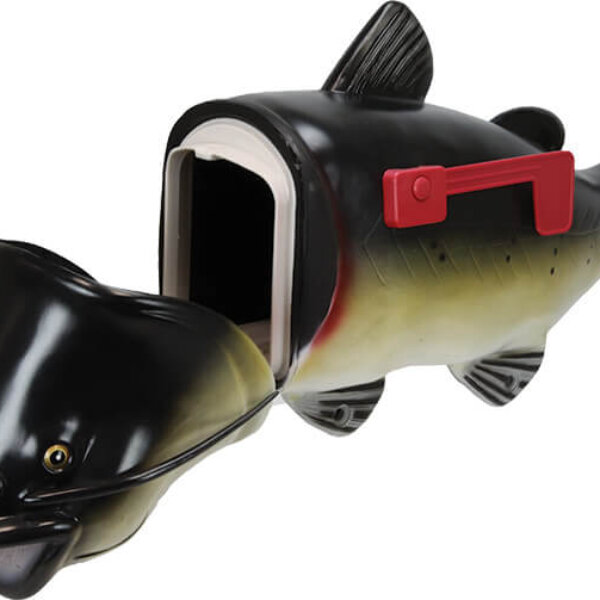 River's Edge Fade Resistant Mailbox Catfish High Impact Poly w/ UV Protection