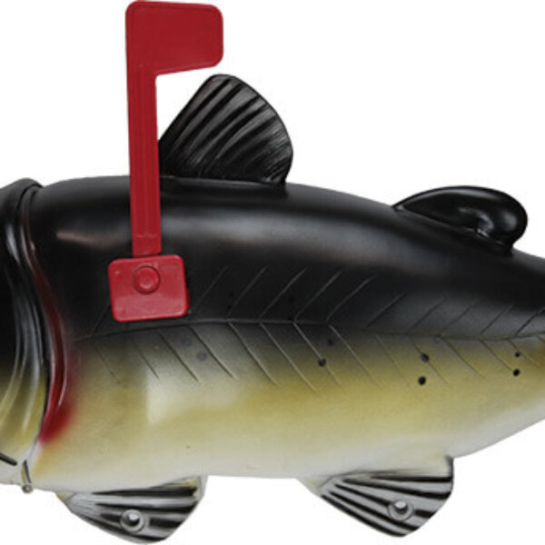 River's Edge Fade Resistant Mailbox Catfish High Impact Poly w/ UV Protection