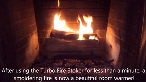 Turbo Fire Stoker helps build a fire faster